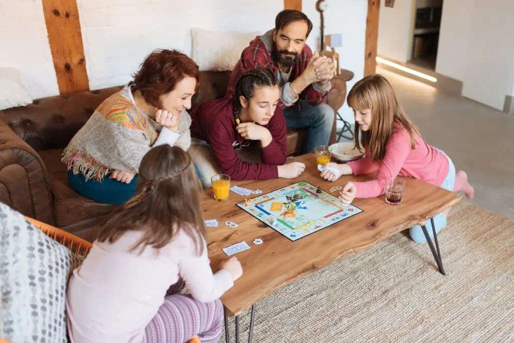 Board games foster communication and numeracy skills in children