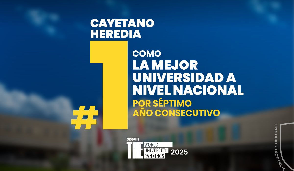 Cayetano Heredia es la primera universidad del Perú por séptimo año consecutivo, según THE World University Rankings 2025