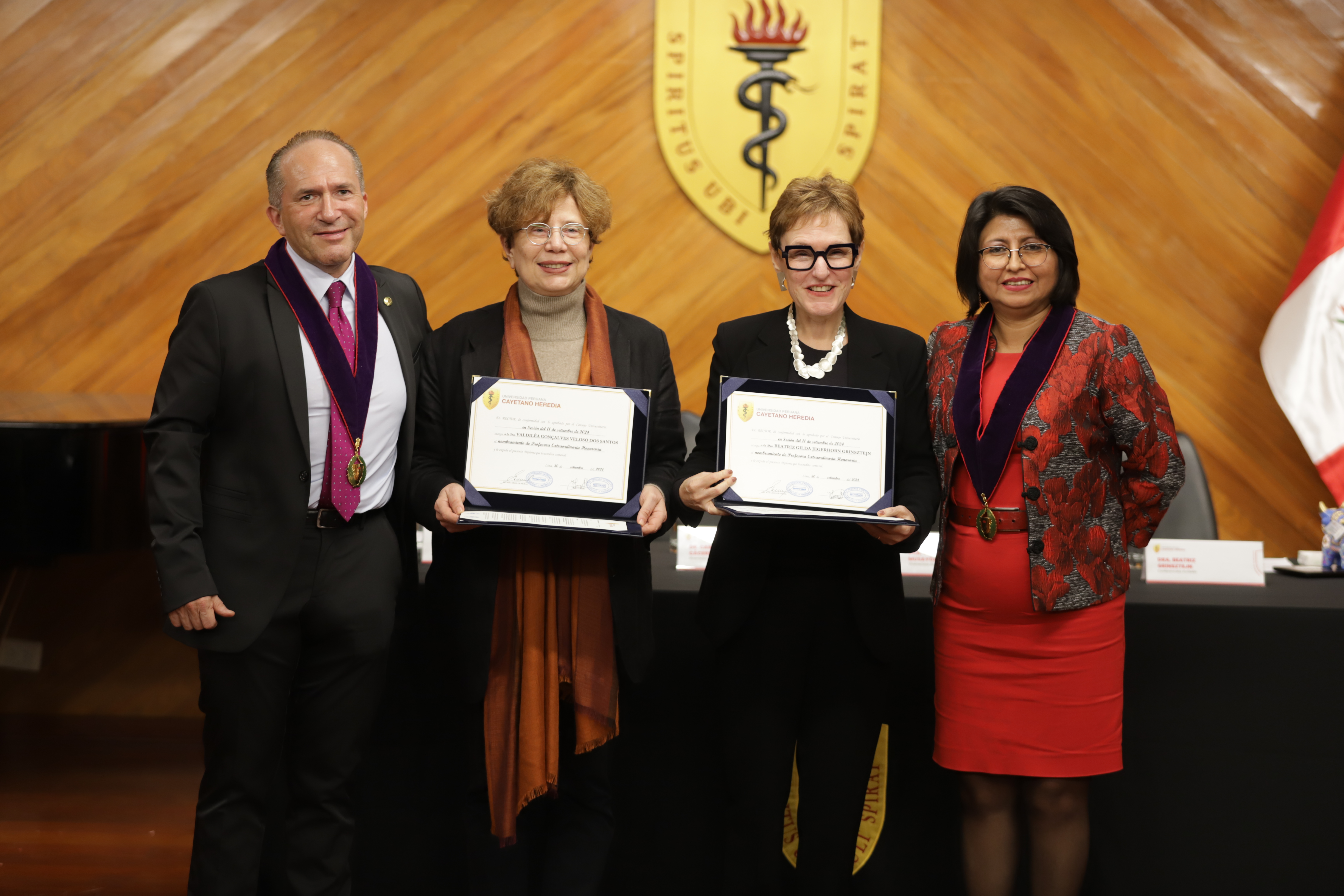 Reconocimiento a la excelencia: Cayetano Heredia nombra Profesoras Honorarias a las destacadas investigadoras Beatriz Grinsztejn y Valdiléa Veloso