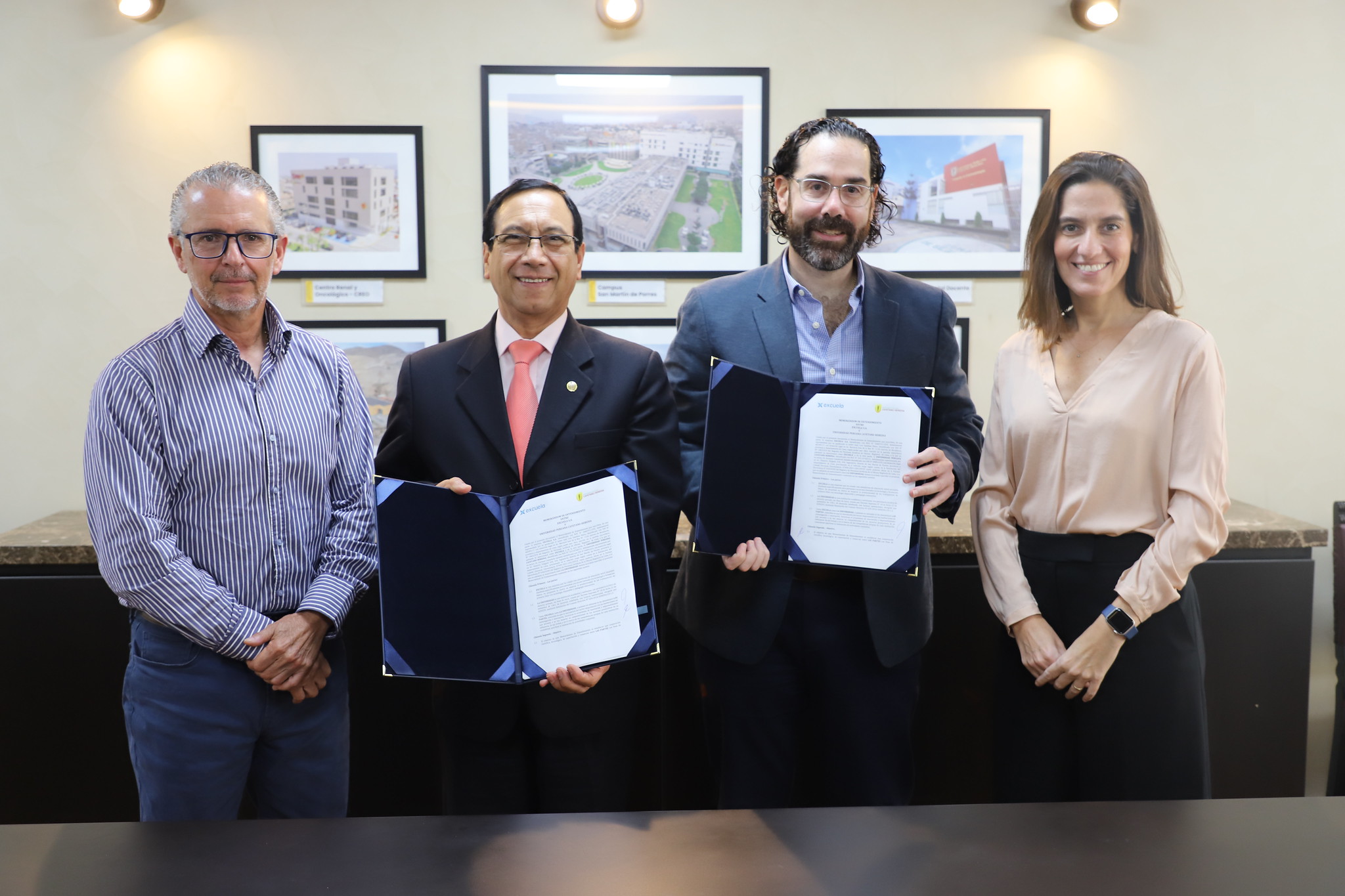 Cayetano Heredia y Excuela suscriben convenio de colaboración en ciencia, tecnología y formación profesional