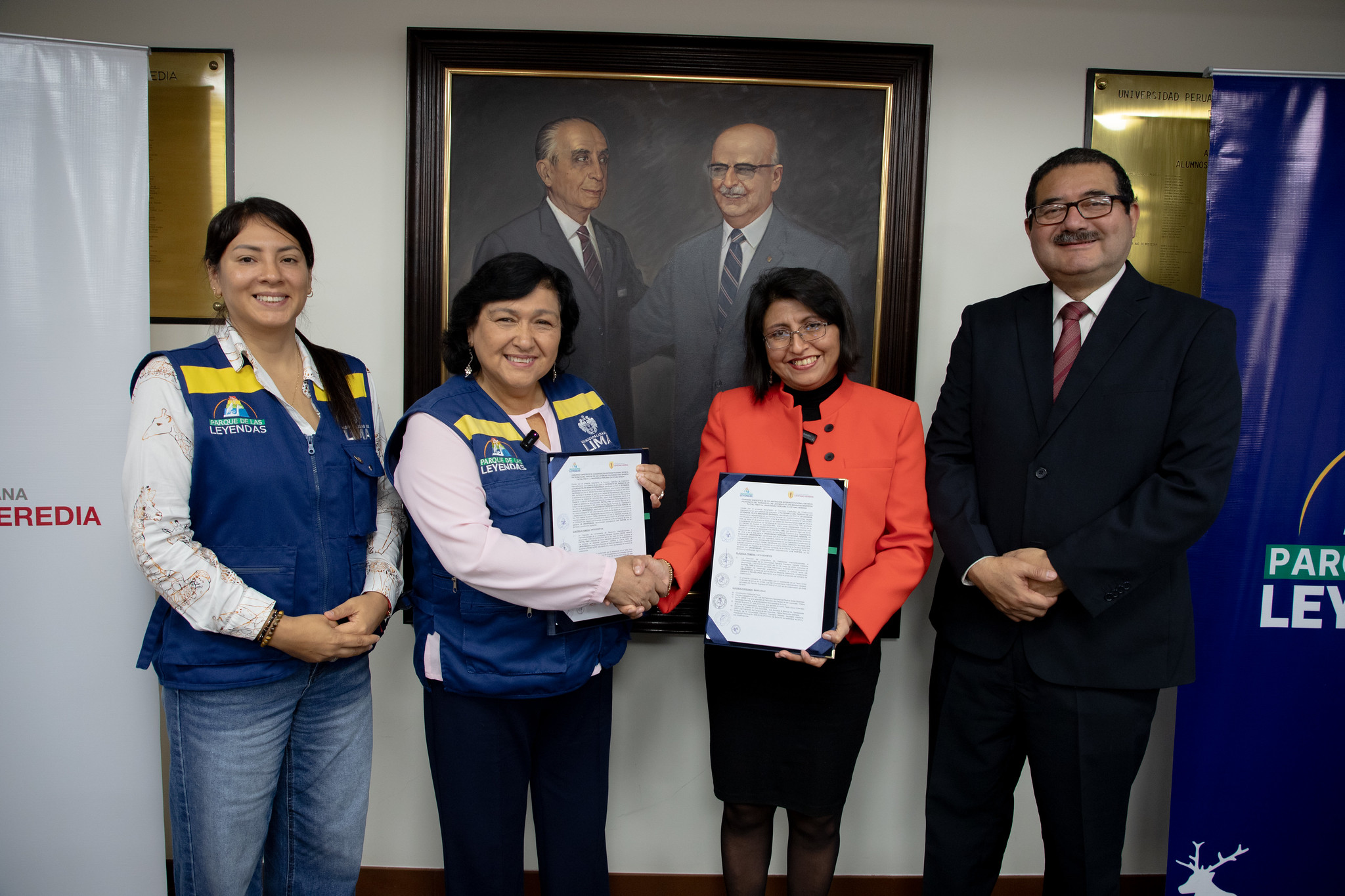 Cayetano Heredia y el Patronato del Parque de las Leyendas formalizan convenio de colaboración