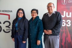 Dra. María Porras Roque destacó el acompañamiento y la mentoría estudiantil en su visita a Cayetano Heredia 