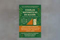 Charla académica: Matemáticas en acción – Estructuras, Azar y Ecosistemas
