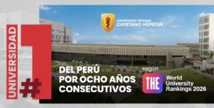 Cayetano Heredia es la universidad n.º 1 del Perú por octavo año consecutivo, según THE World University Rankings 2026