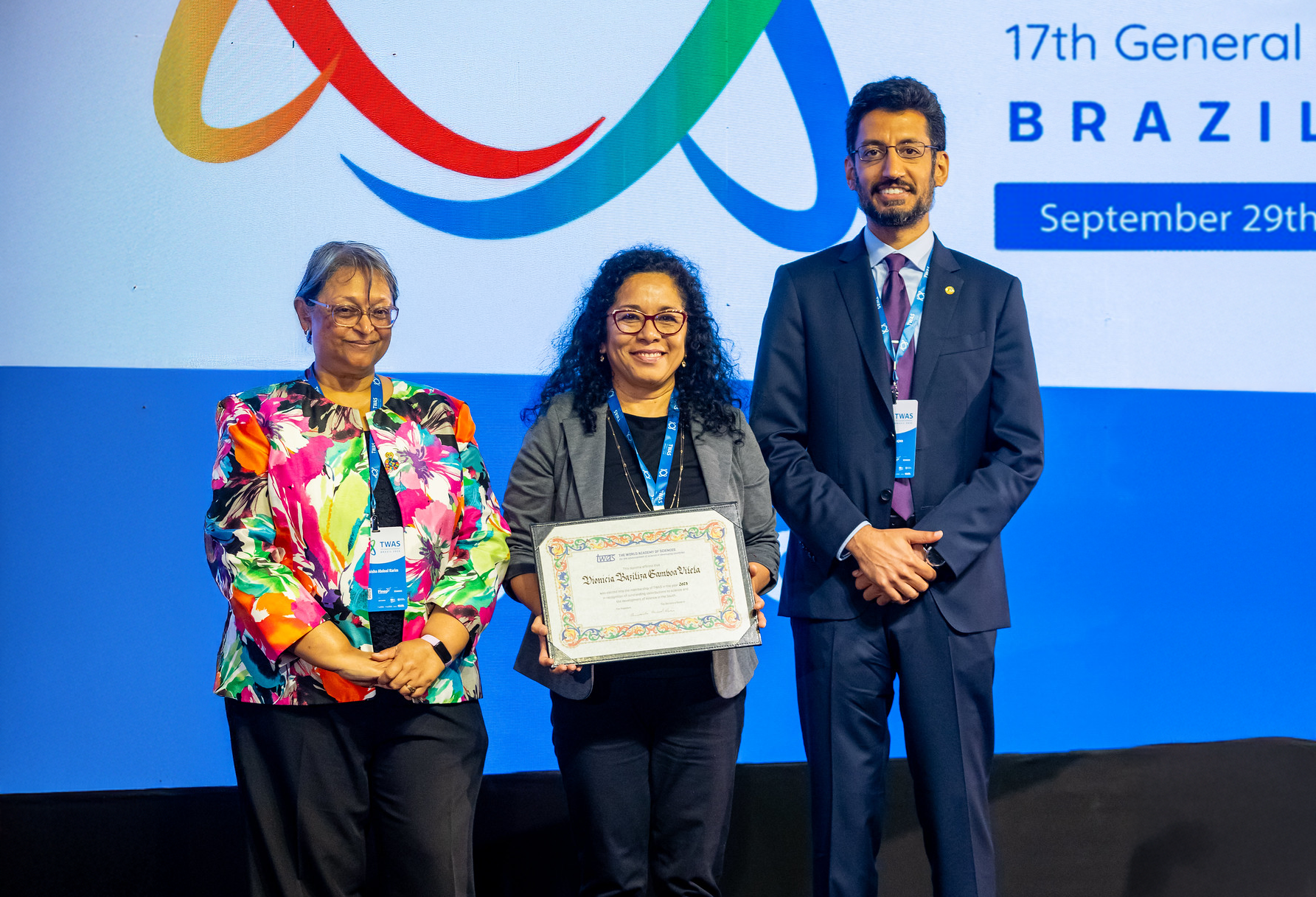 Dra. Dionicia Gamboa, primera mujer peruana incorporada a la Academia Mundial de Ciencias (TWAS)