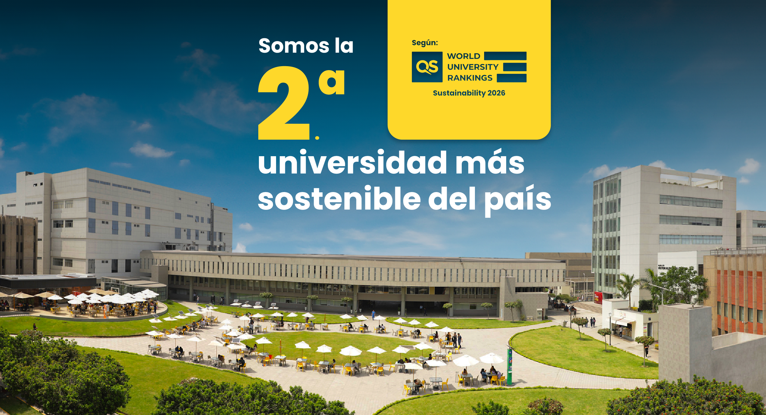 Cayetano Heredia se consolida como referente nacional y regional en sostenibilidad, según el QS Sustainability 2026