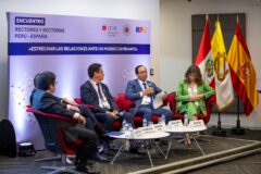 Cayetano Heredia participa en encuentro internacional de rectores de Perú y España para impulsar la cooperación académica