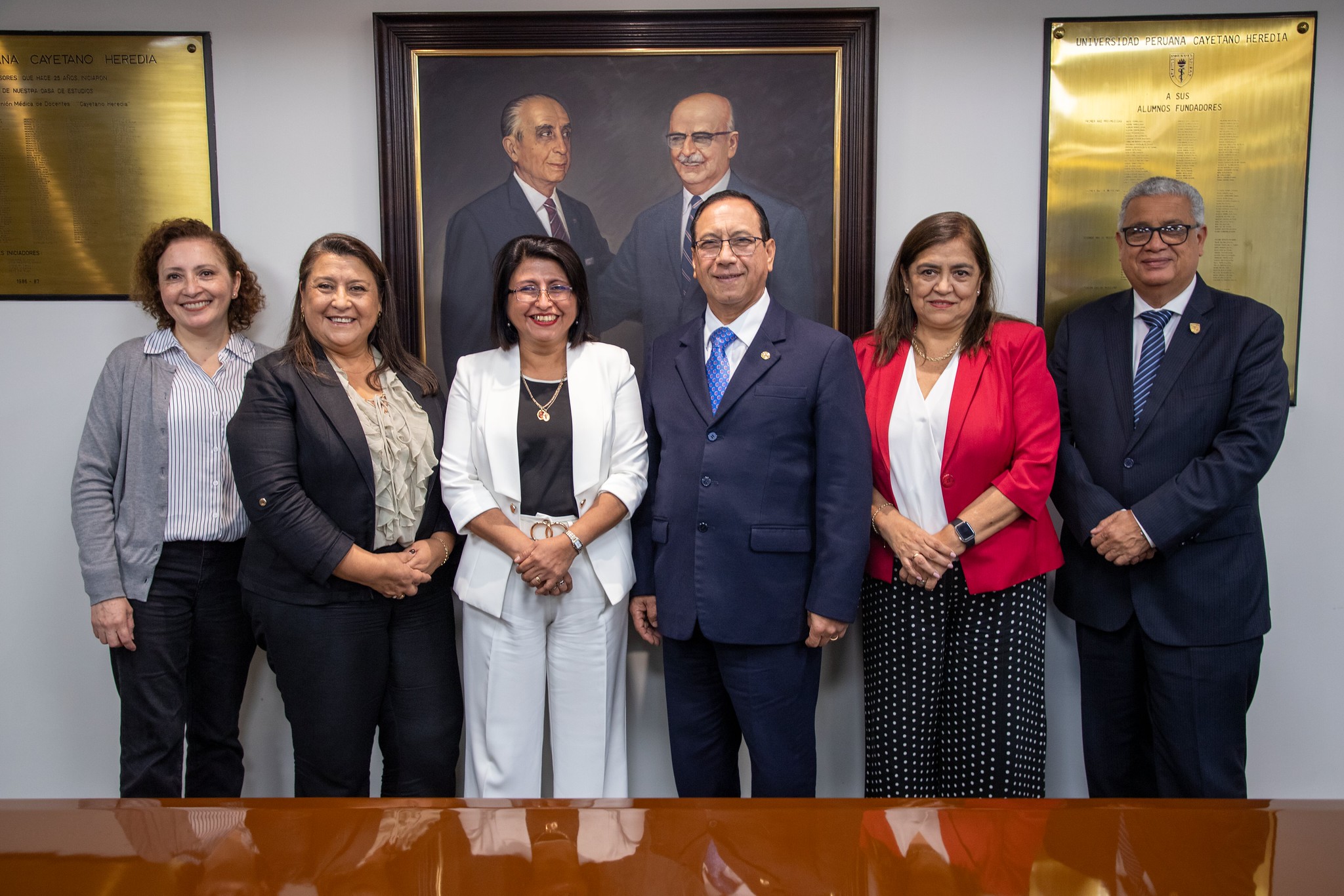 Cayetano Heredia recibe a representantes de la Universidad de Concepci&oacute;n para impulsar cooperaci&oacute;n acad&eacute;mica