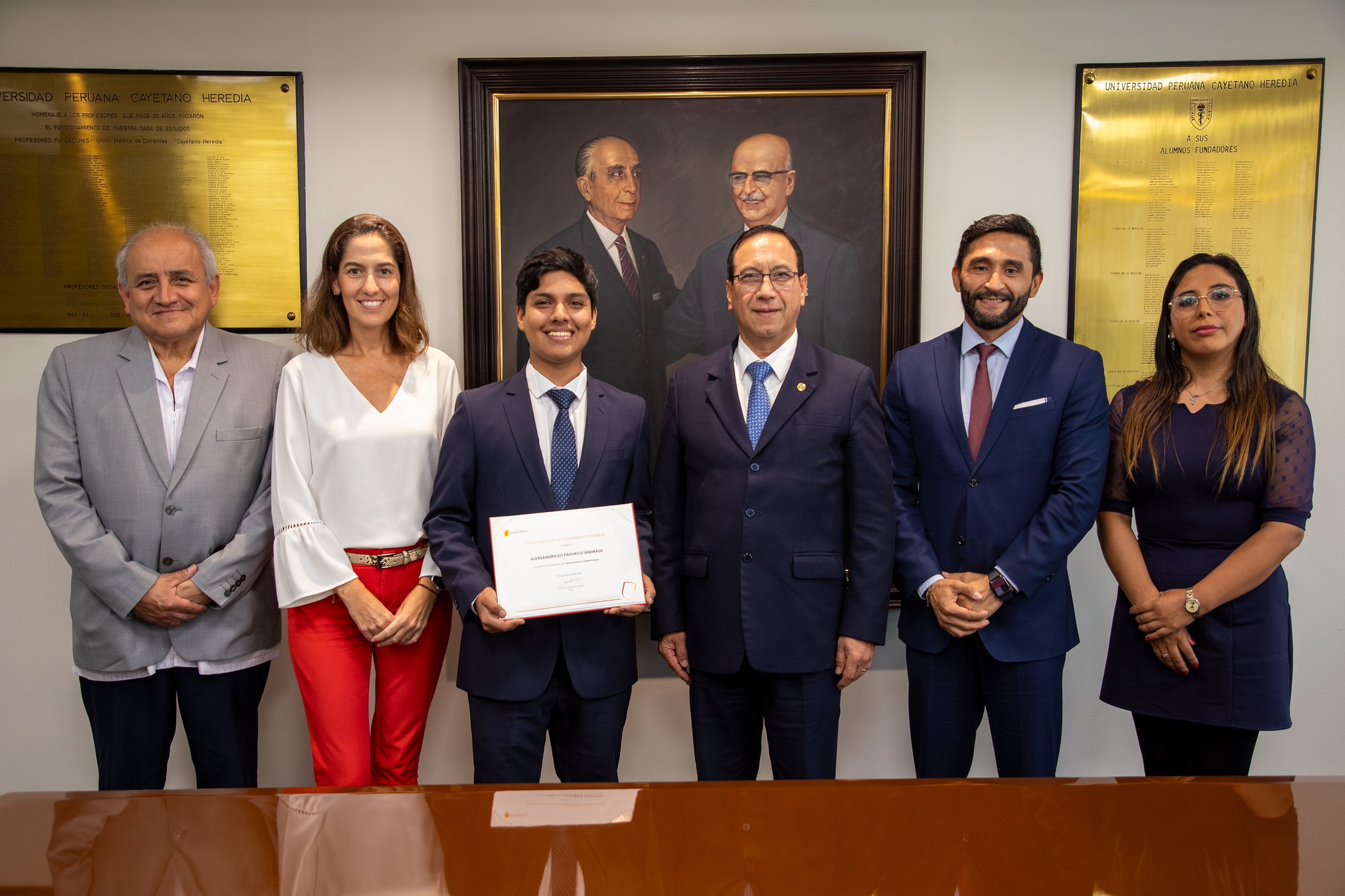 Alessandro Pacheco cumplir&aacute; su sue&ntilde;o de estudiar Medicina en Cayetano Heredia gracias a beca del CHAF