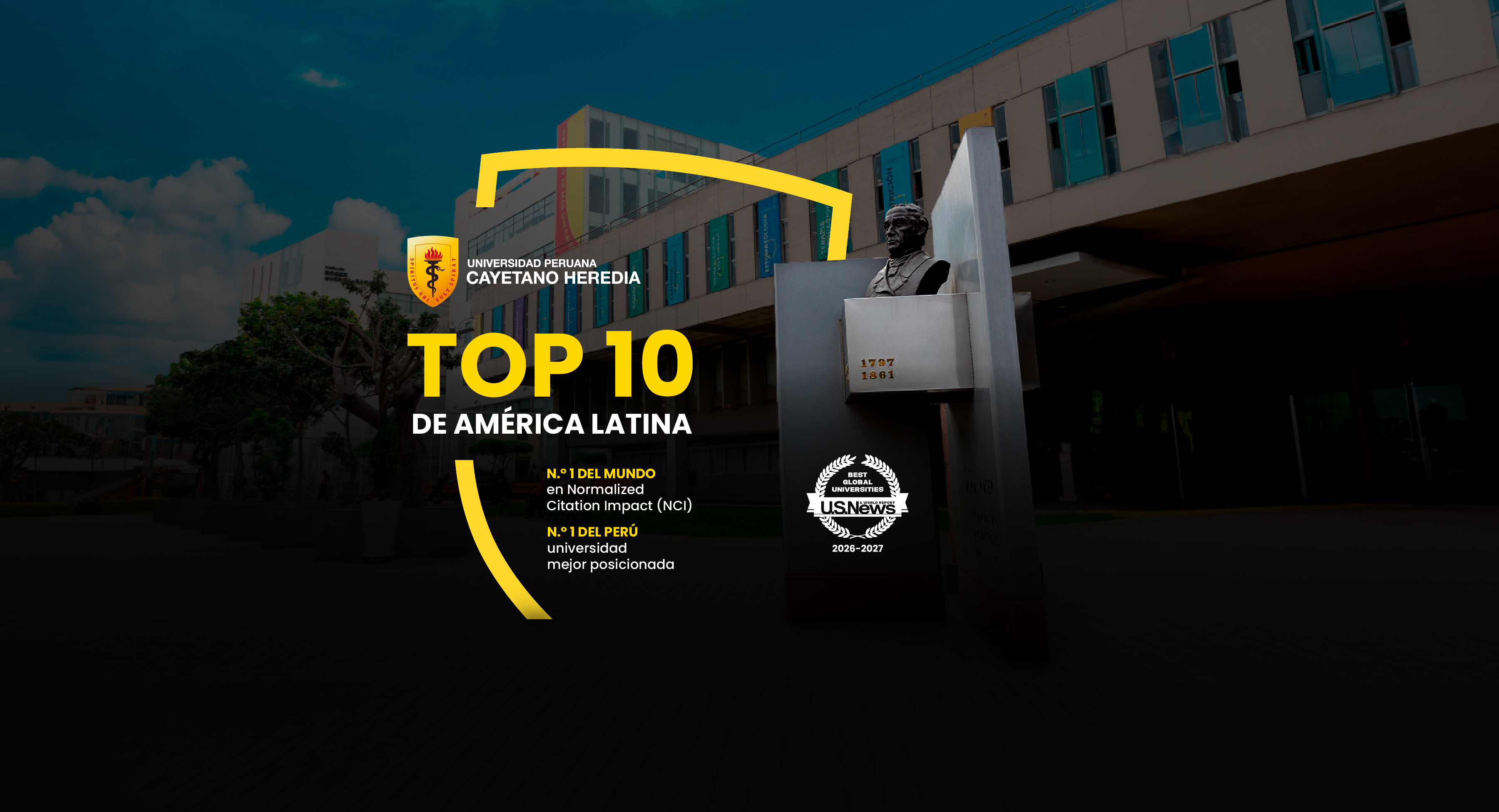 Cayetano Heredia se consolida en el top 10 de mejores universidades de Am&eacute;rica Latina