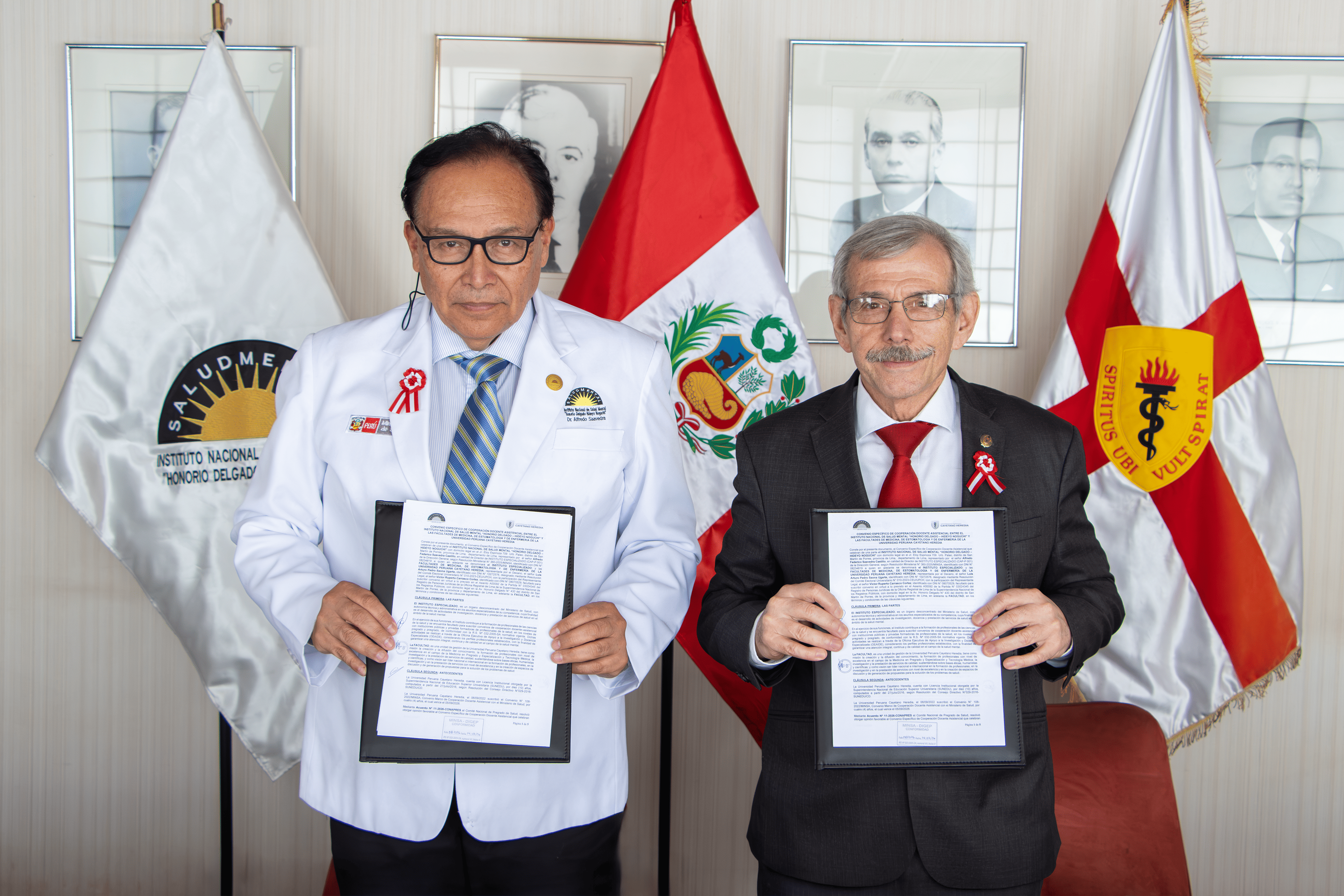 Cayetano Heredia fortalece la formaci&oacute;n en salud mental con nuevo convenio docente-asistencial