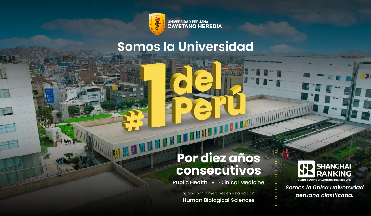 Cayetano Heredia es la universidad n.º 1 del Perú por décimo año consecutivo según el GRAS de ShanghaiRanking