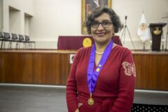 Dra. María Cuba es reconocida como Académica Asociada de la Academia Nacional de Medicina
