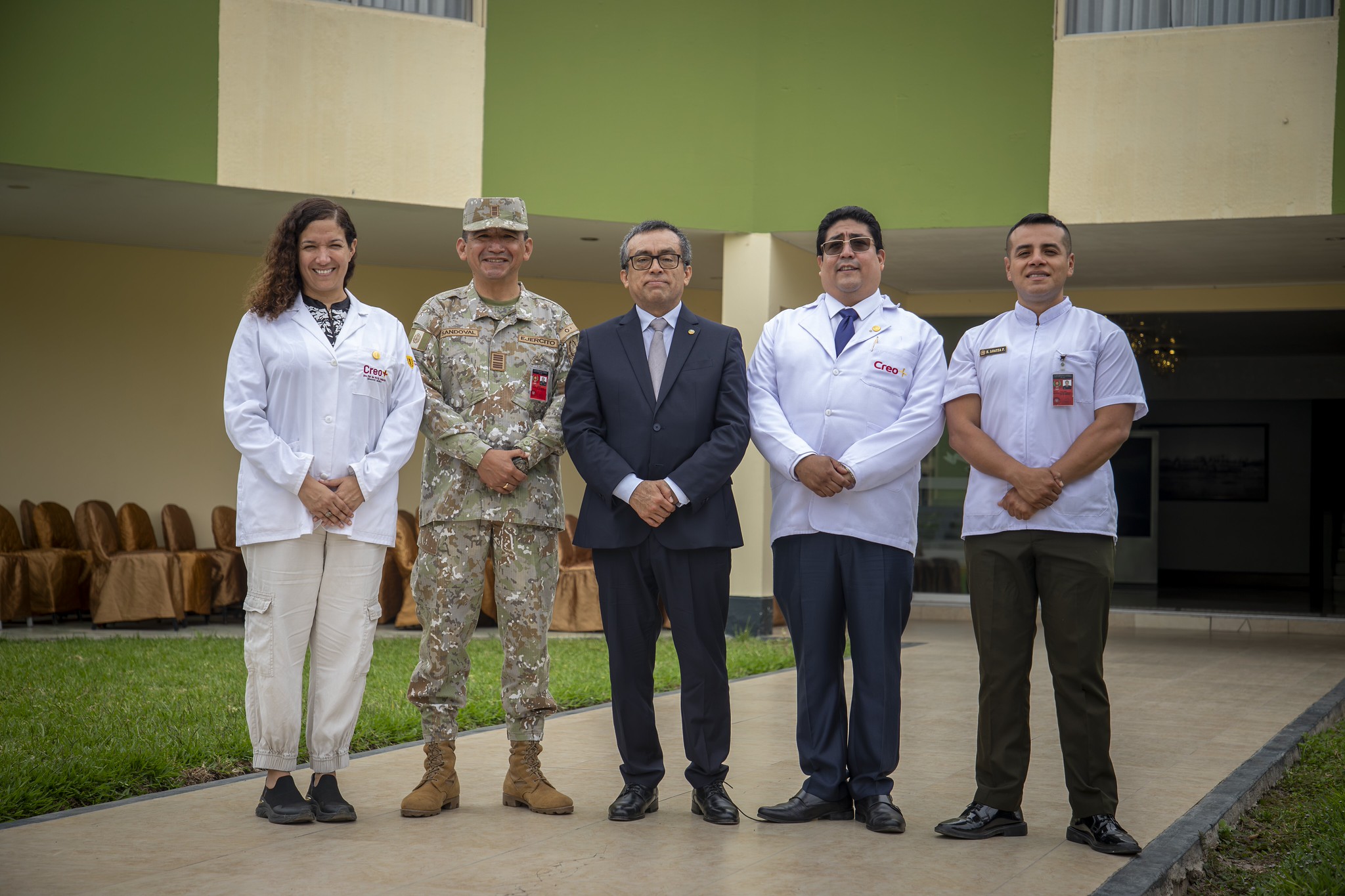 Cl&iacute;nica CREO+ de la Universidad Peruana Cayetano Heredia brinda una nueva jornada de evaluaci&oacute;n en salud para el proceso de postulantes en la Escuela del Ej&eacute;rcito del Per&uacute;